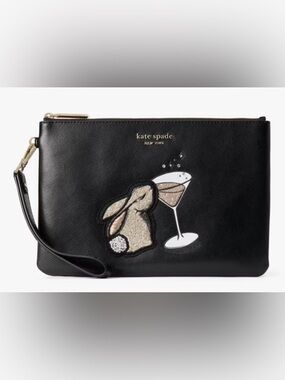 KATE SPADE BUNBUN BUNNY POUCH WRISTLET